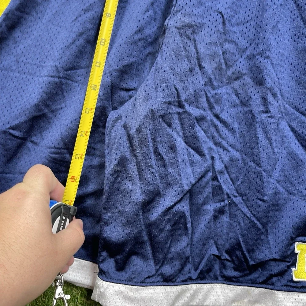 Michigan Wolverines Adidas Shorts Mens Extra Large Team Issued Basketball Y2K